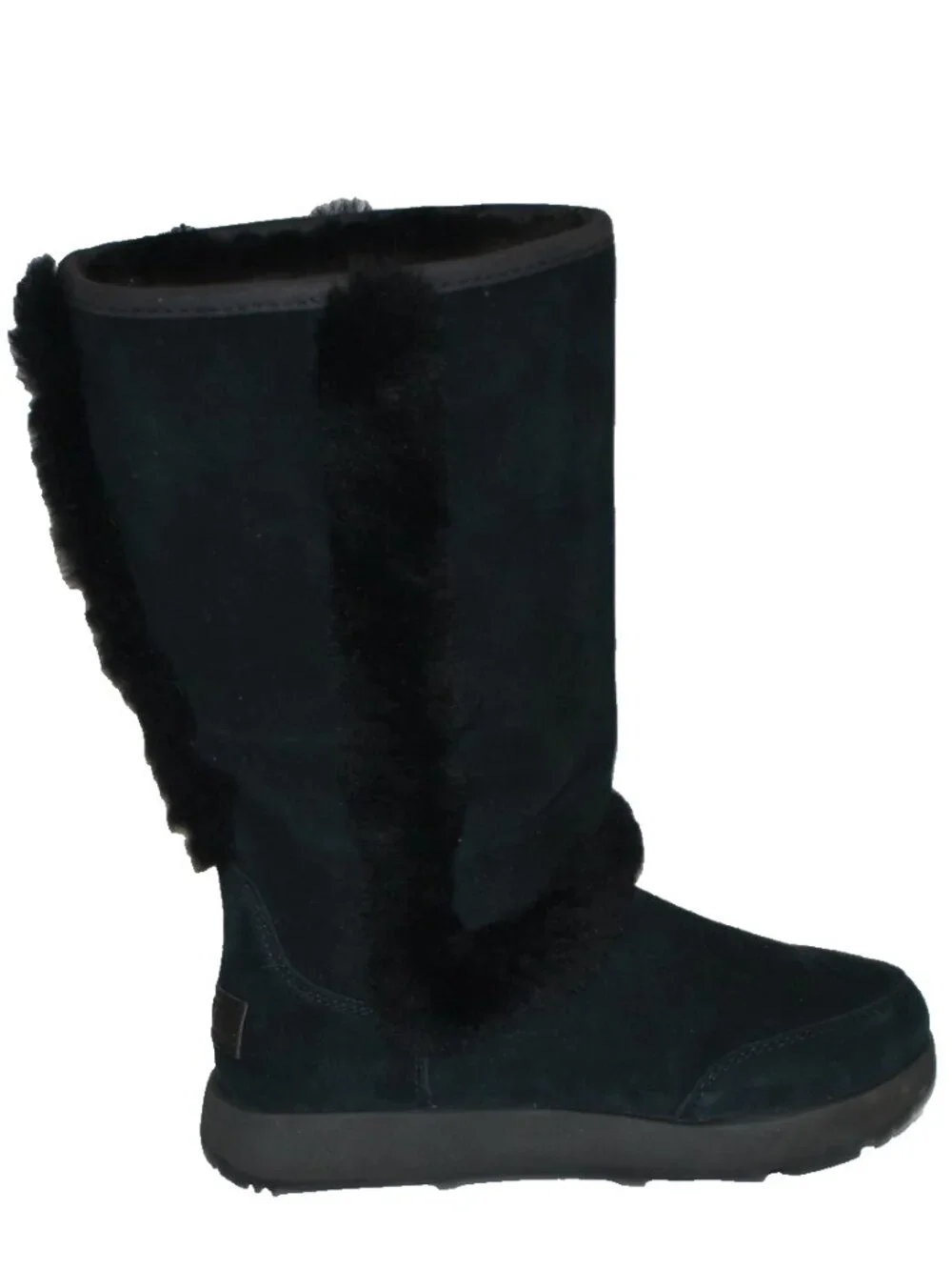 New! Ugg Sundance Genuine Shearling Waterproof Boot Black 5.5 1017511 DD25